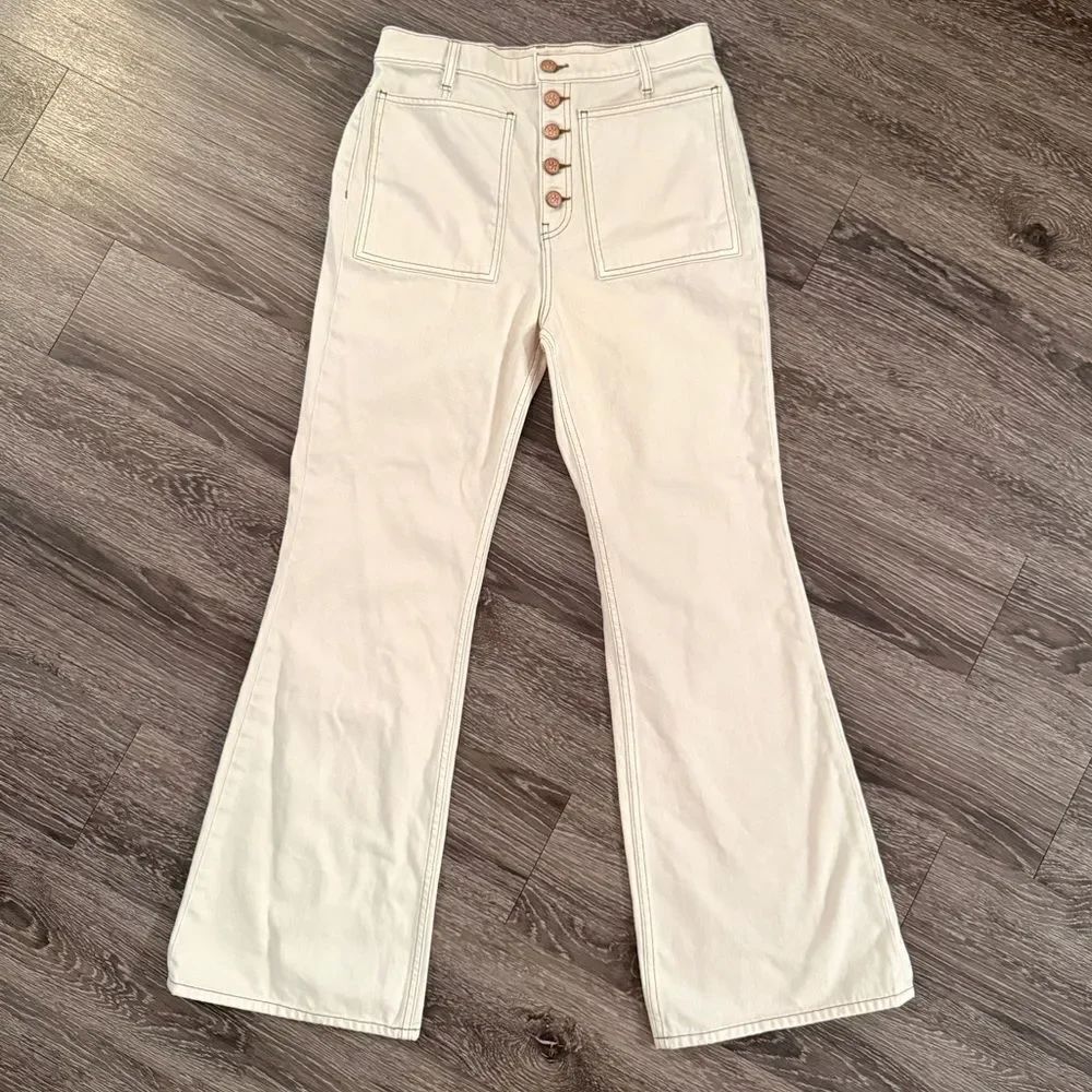 Ulla Johnson The Gwynne Jean in Cream